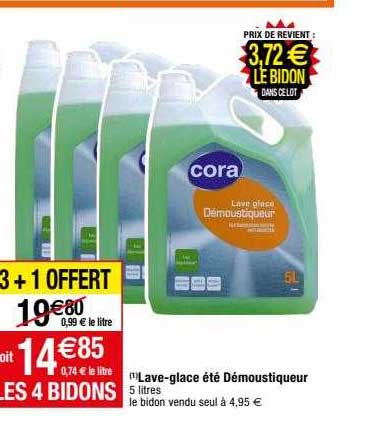 lave-glace été démoustiqueur cora