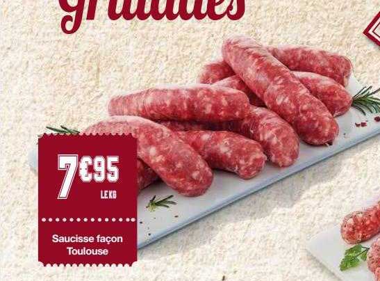 saucisse façon toulouse