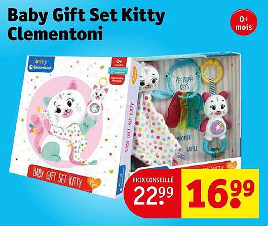 baby gift set kitty clementoni