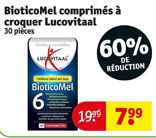 bioticomel comprimés à croquer lucovitaal