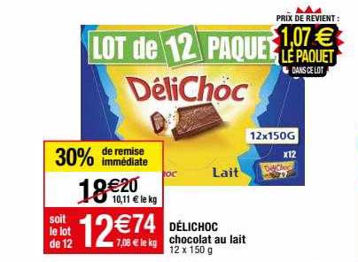 Délichoc Chocolat Au Lait