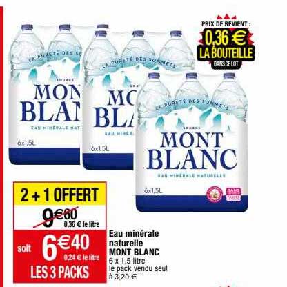 Eau Minérale Naturelle Mont Blanc