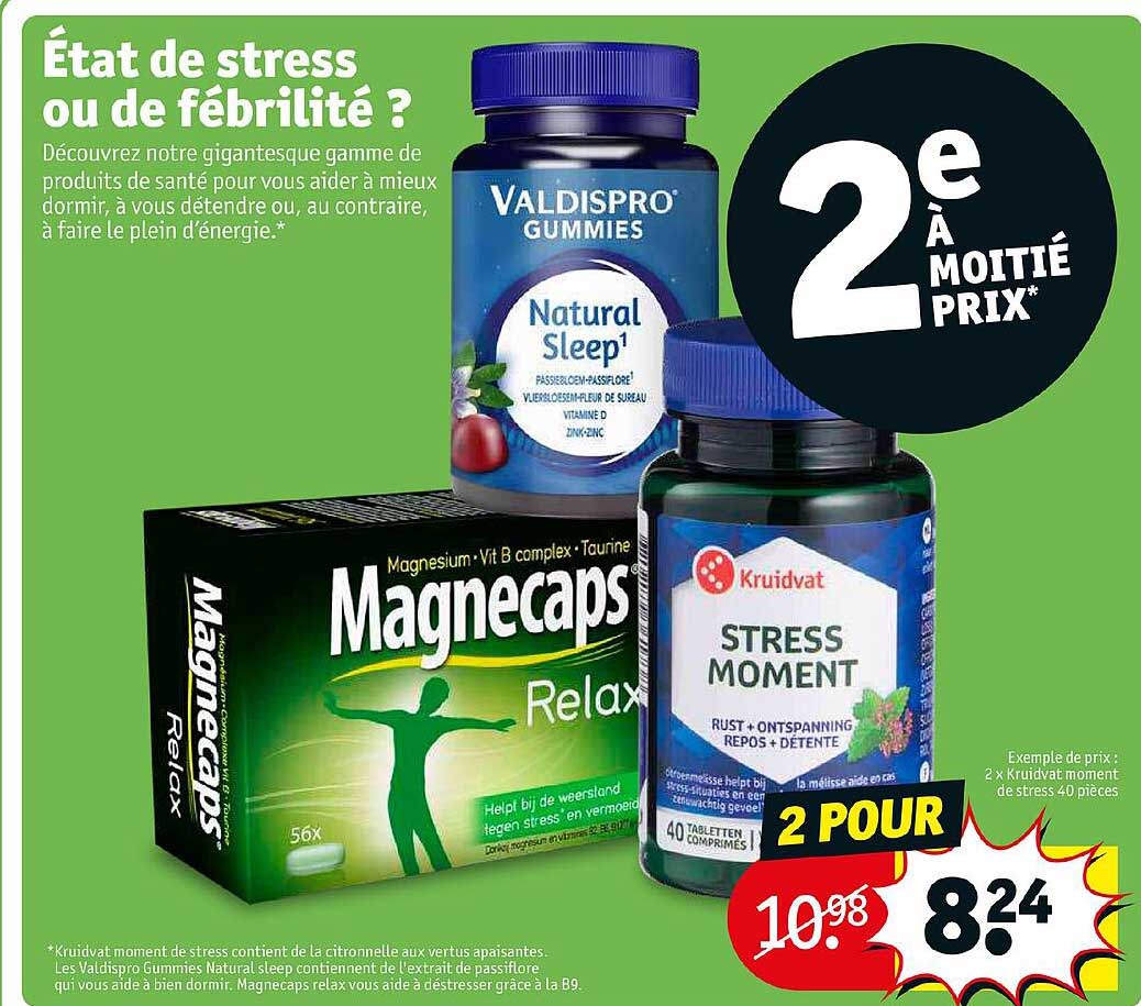 état de stress ou de fébrilité