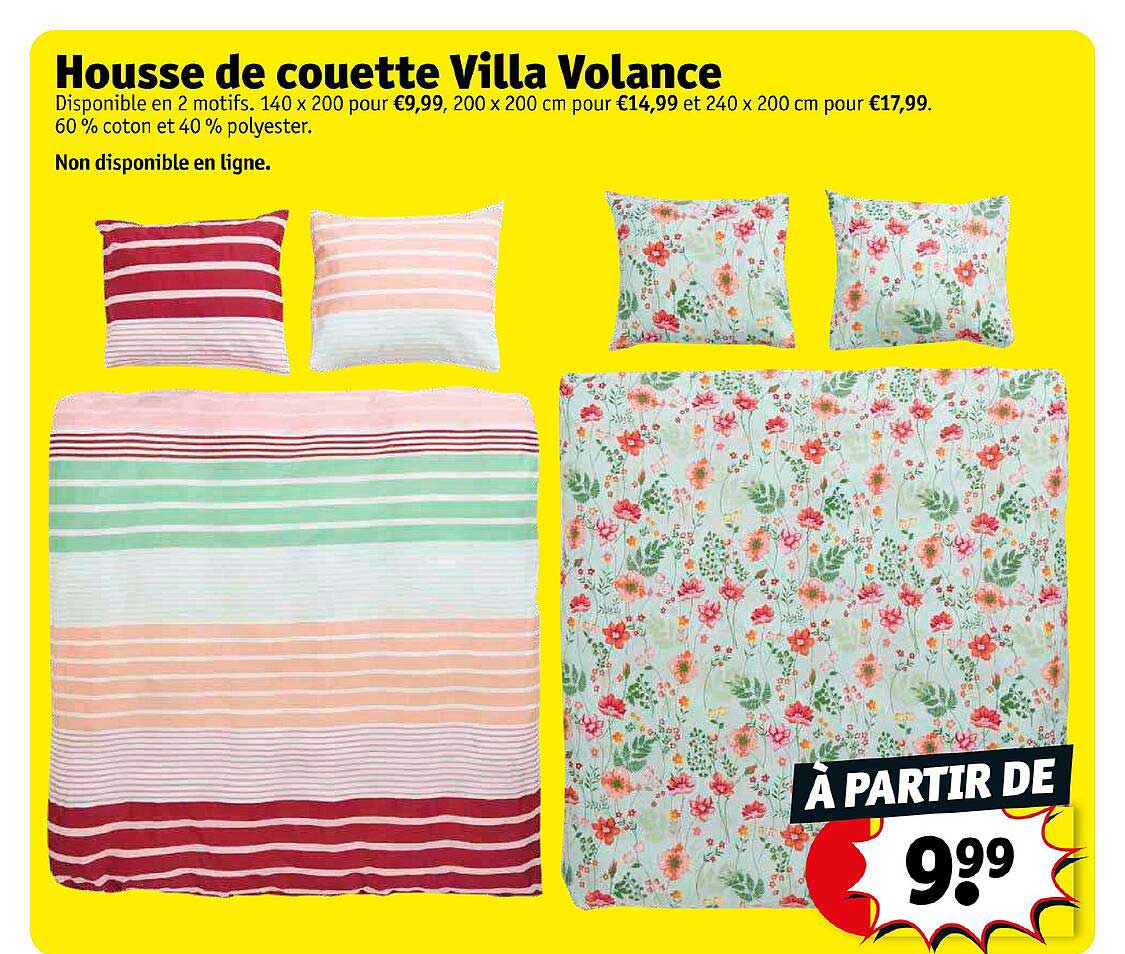housse de couette villa volance