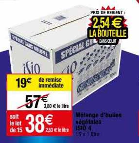 mélange d'huiles végétales isio 4