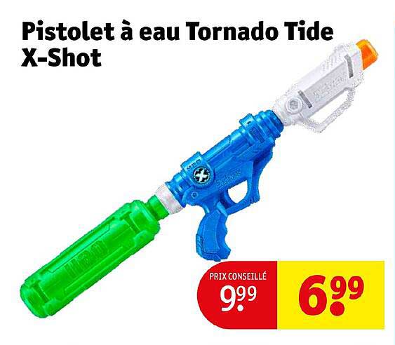 pistolet à eau tornado tide x-shot