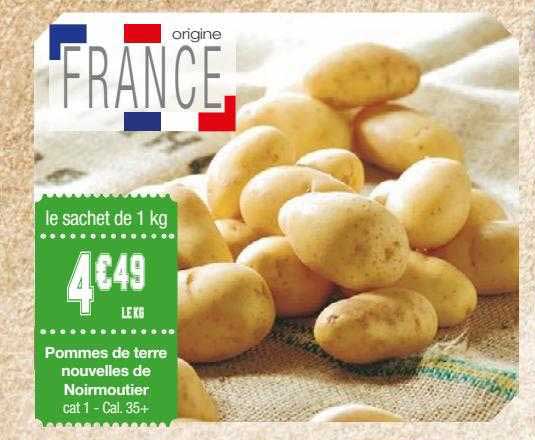 pommes de terre nouvelles de noirmoutier