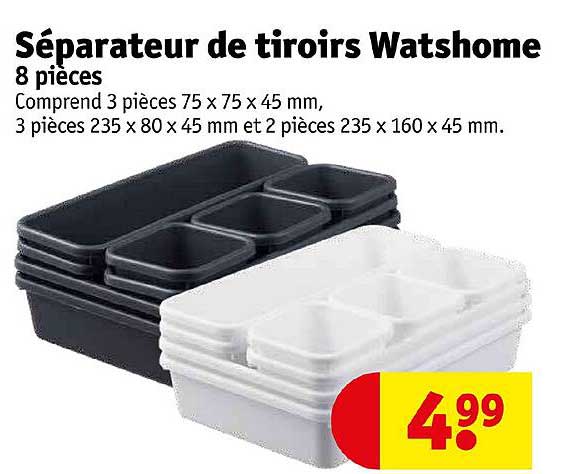 Séparateur De Tiroirs Watshome