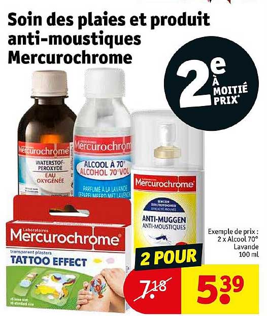 Soin Des Plaies Et Produit Anti-moustiques Mercurochrome