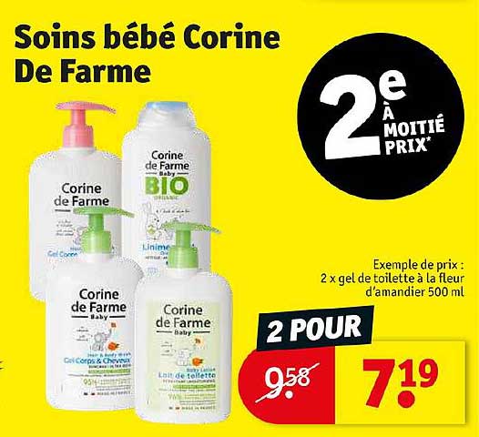 soins bébé corine de farme