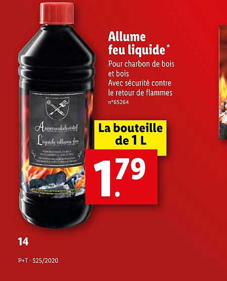 allume feu liquide