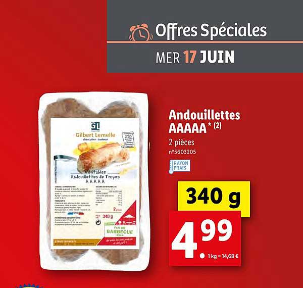 Andouillettes Aaaaa Gilbert Lemelle