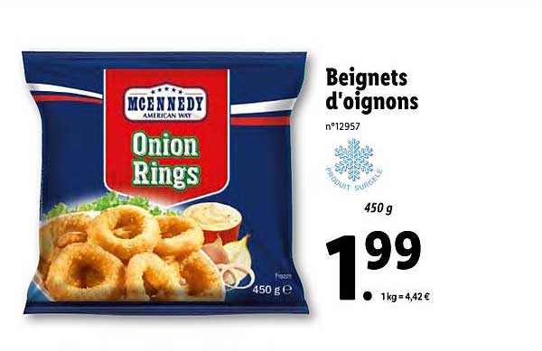 beignets d'oignons mcennedy
