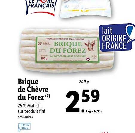 Brique De Chèvre Du Forez