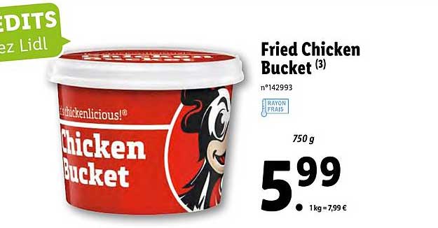fried chicken bucket