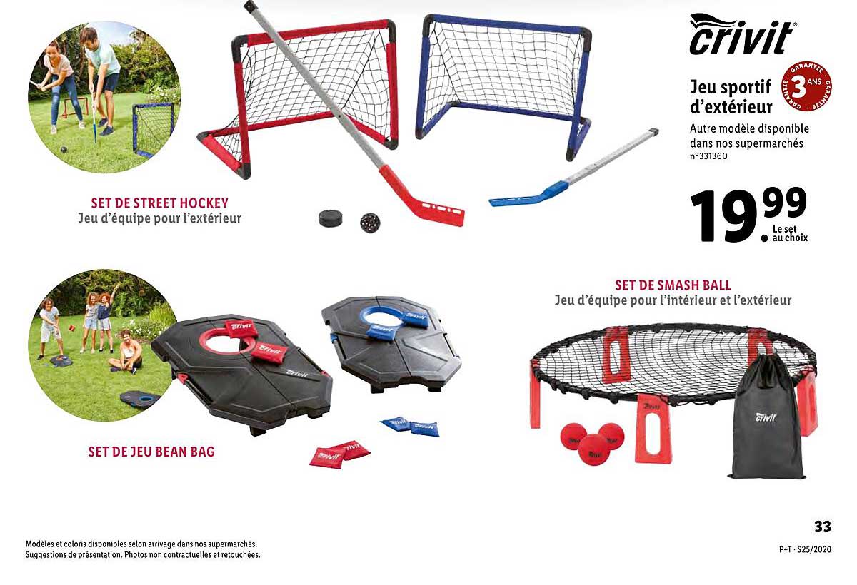 jeu sportif d'extérieur crivit