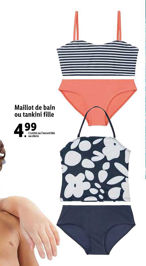 Maillot De Bain Ou Tankini Fille