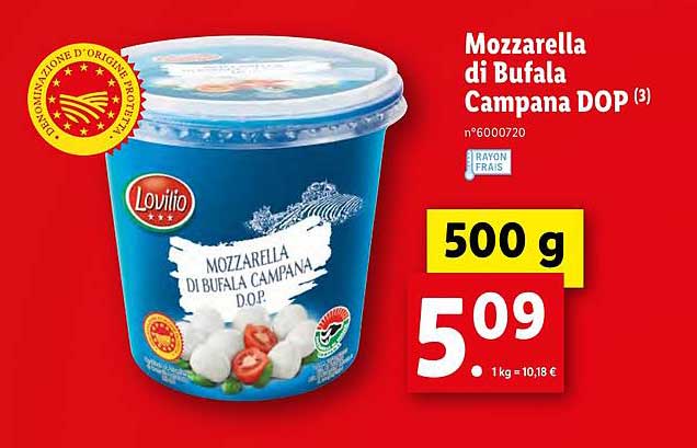 Mozzarella Di Bufala Campana Dop