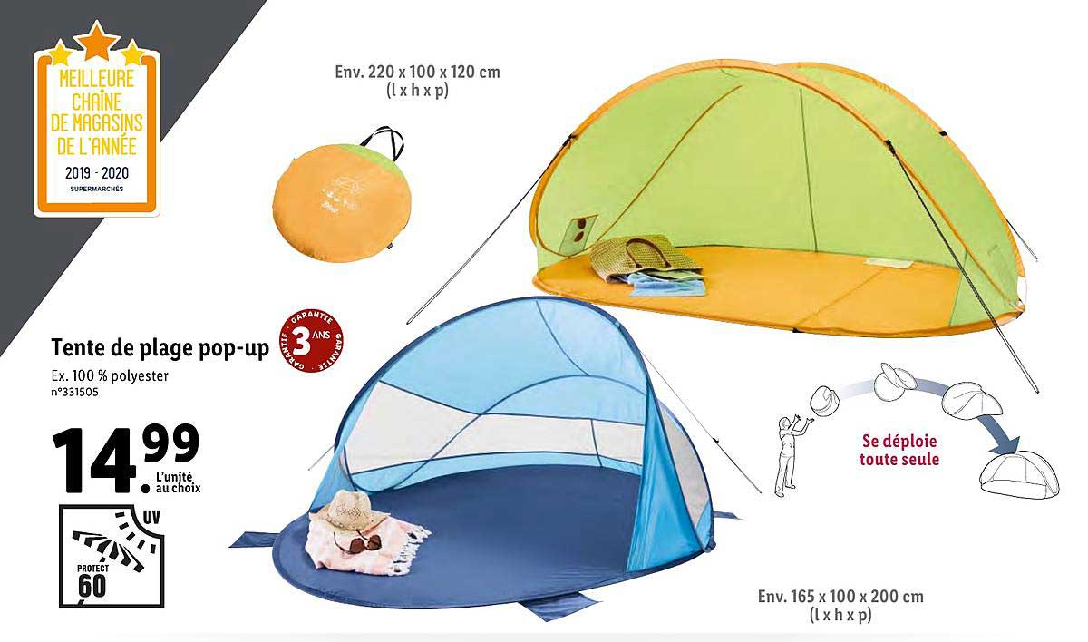 Tente De Plage Pop Up