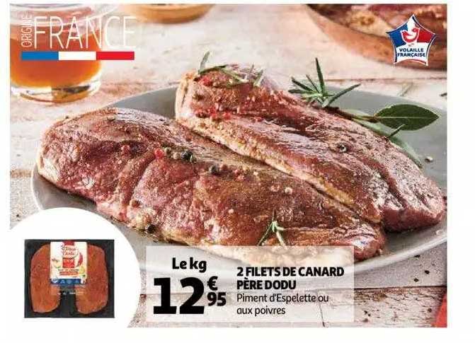 2 filets de canard père dodu