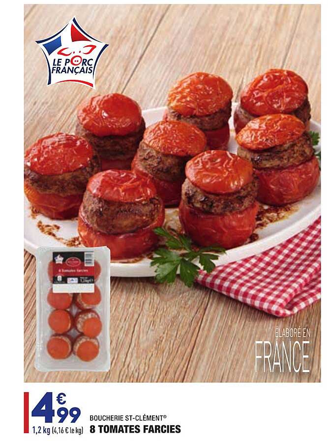 8 Tomates Farcies Boucherie St-clément
