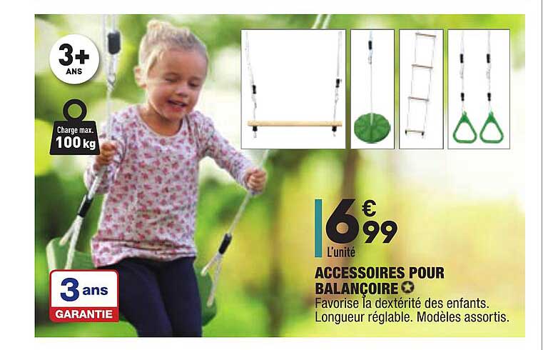 accessoires pour balançoire