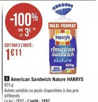 american sandwich nature harrys