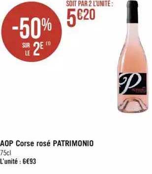 Aop Corse Rosé Patrimonio
