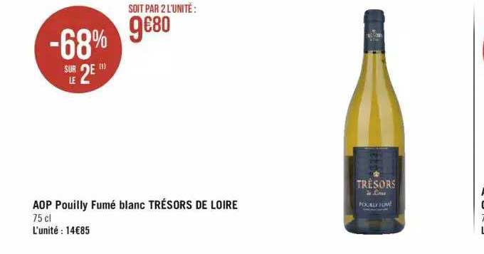 Aop Pouilly Fumé Blanc Trésors De Loire
