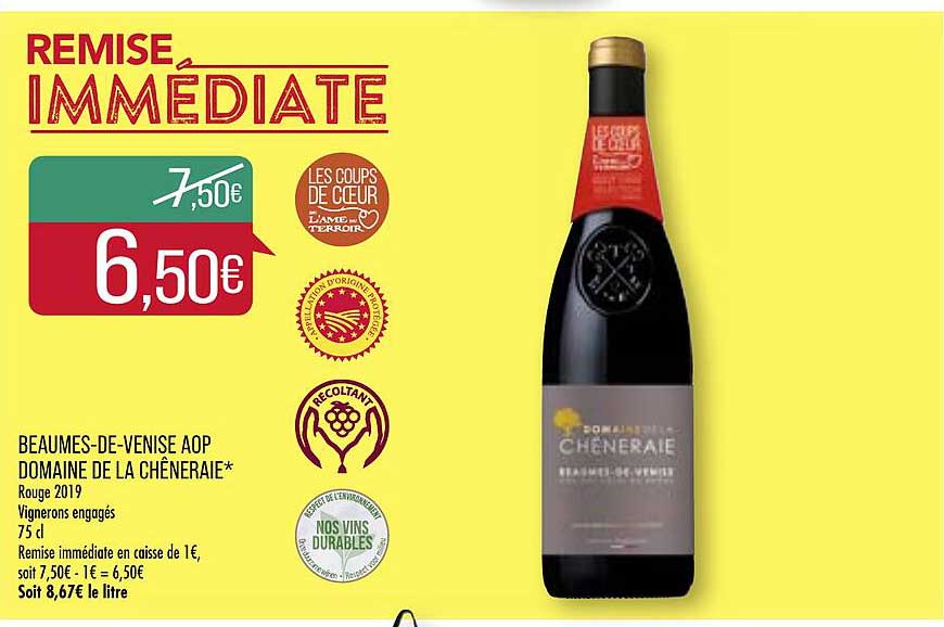 beaumes-de-venise aop domaine de la chênerale