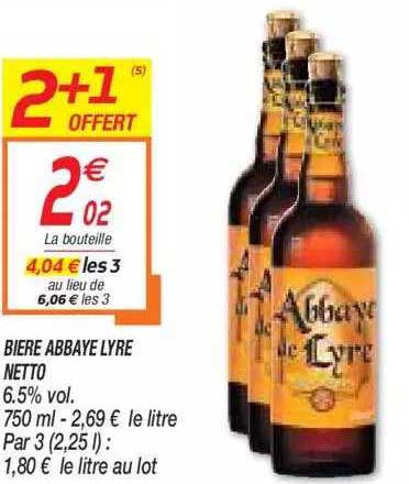 biere abbaye lyre netto