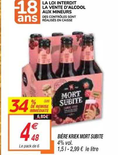 bière kriek mort subite