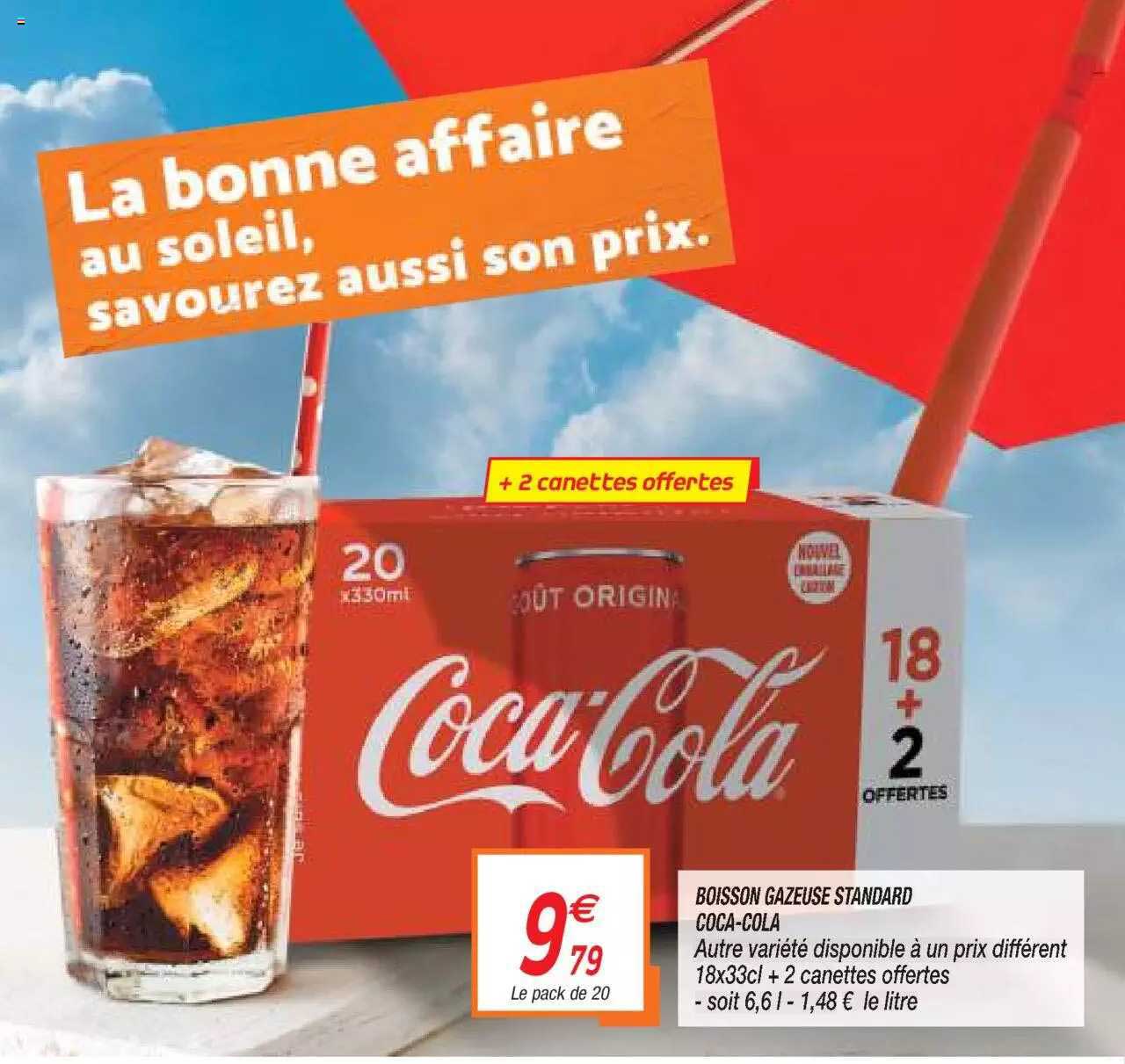 boisson gazeuse standard coca-cola