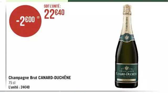 champagne brut canard-duchêne