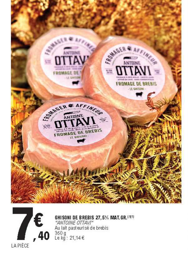 chisoni de brebis 27,5% mat.gr. "antoine ottavi"