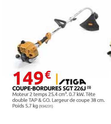 coupe-bordures sgt 226j stiga