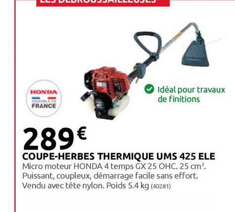coupe-herbes thermique ums 425 ele