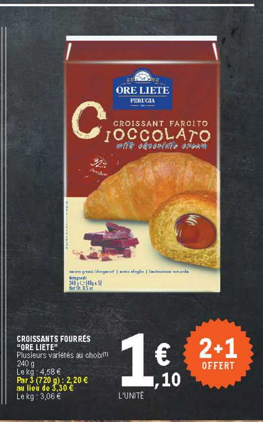 Croissants Fourrés "ore Liete"