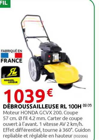 débroussailleuse rl 100h