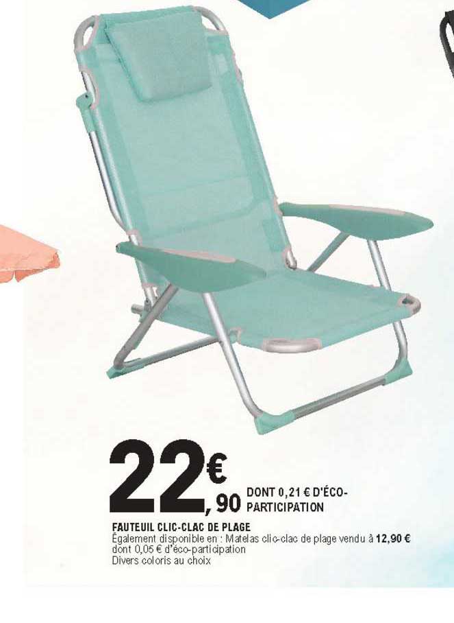 Fauteuil Clic-clac De Plage