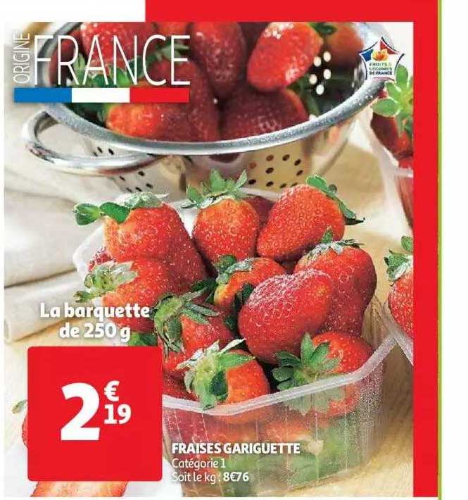fraises gariguette
