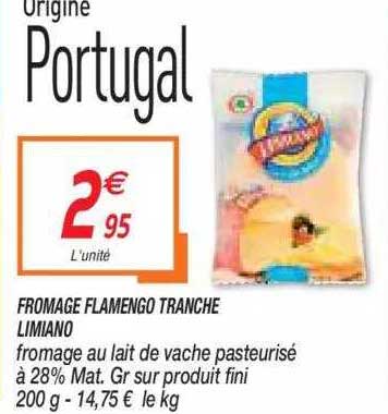 fromage flamengo tranche limiano