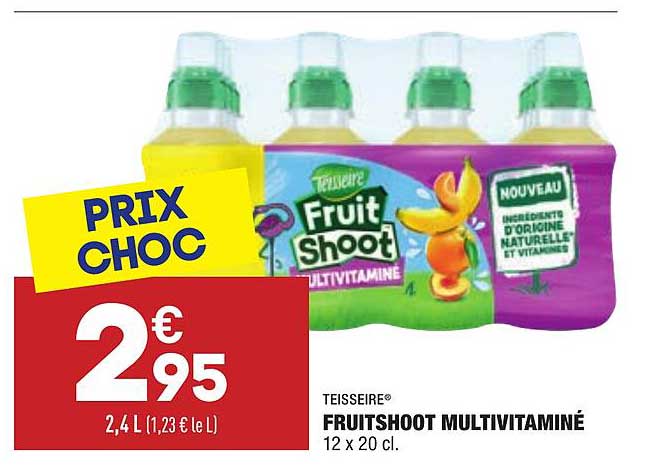 Fruitshoot Multivitaminé Teisseire