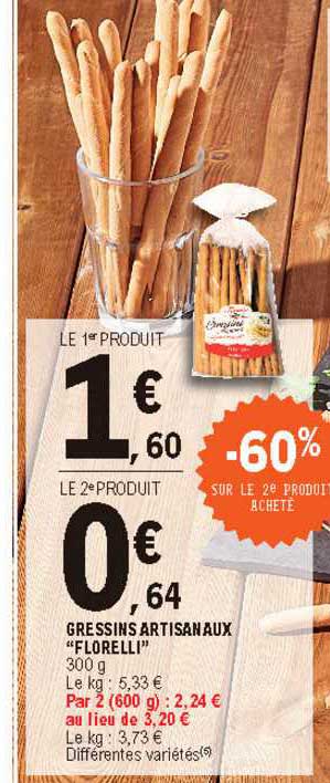 gressins artisanaux "florelli"