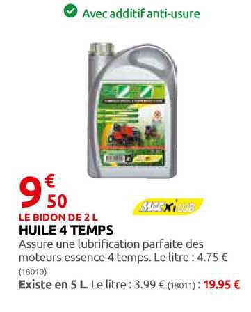 Huile 4 Temps Macxi