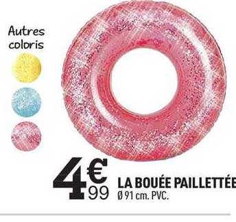 la bouée paillettée