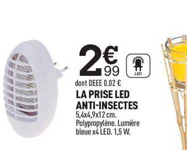 La Prise Led Anti-insectes