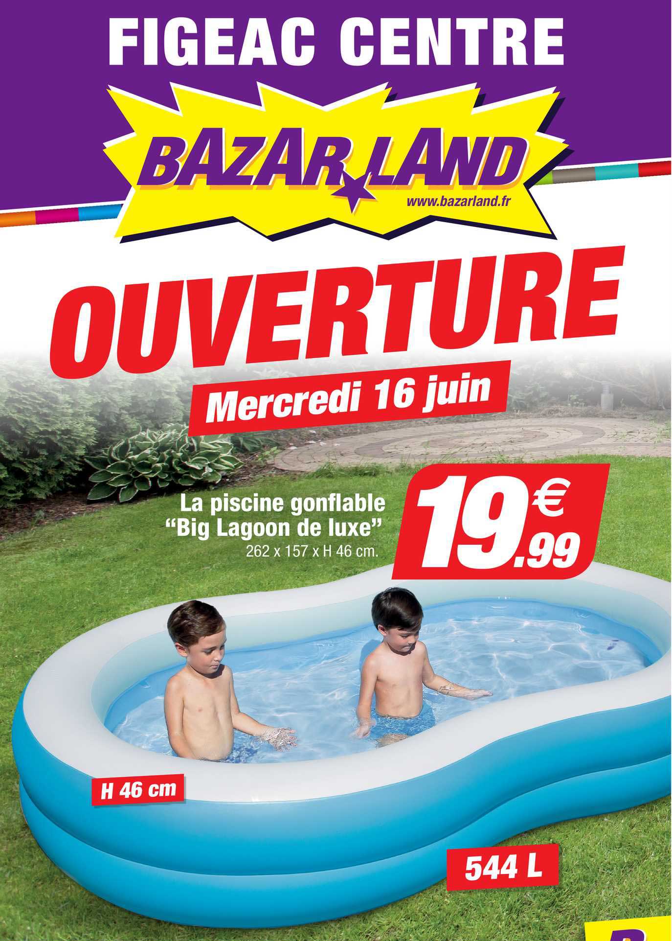 la psicine gonflable big lagoon de luxe