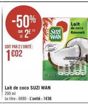 lait de coco suzi wan
