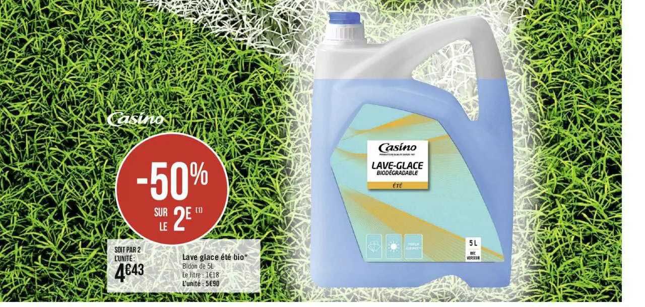 lave glace été bio